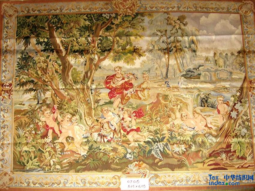 歐美風格(歐式)掛毯 規(guī)格1x1--12x12 用途室內(nèi)裝飾 成份真絲 羊毛 型號GT-001